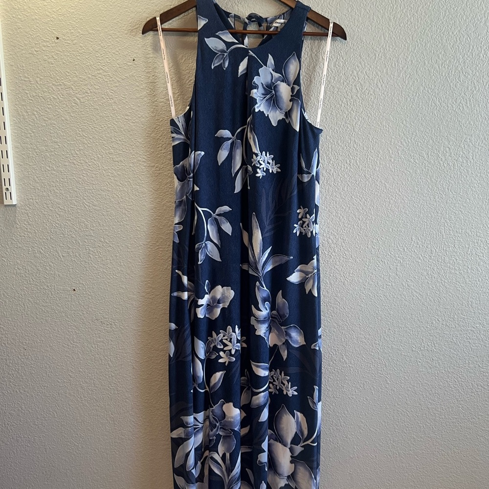 Tommy Bahama Navy Floral Maxi Dress